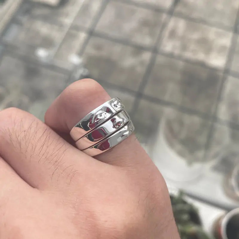 David Eye Stacking Rings For Women
